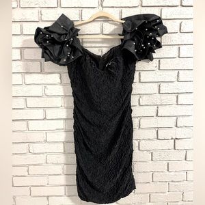 ✨80s Prom✨ Ruched LBD